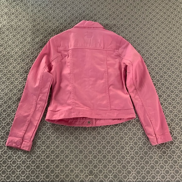 Girl’s Pink Denim GAP Jacket Size 12-XL EUC - Picture 2 of 7